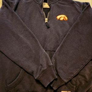 Iowa Hawkeye Quarter Zip Sweatshirt